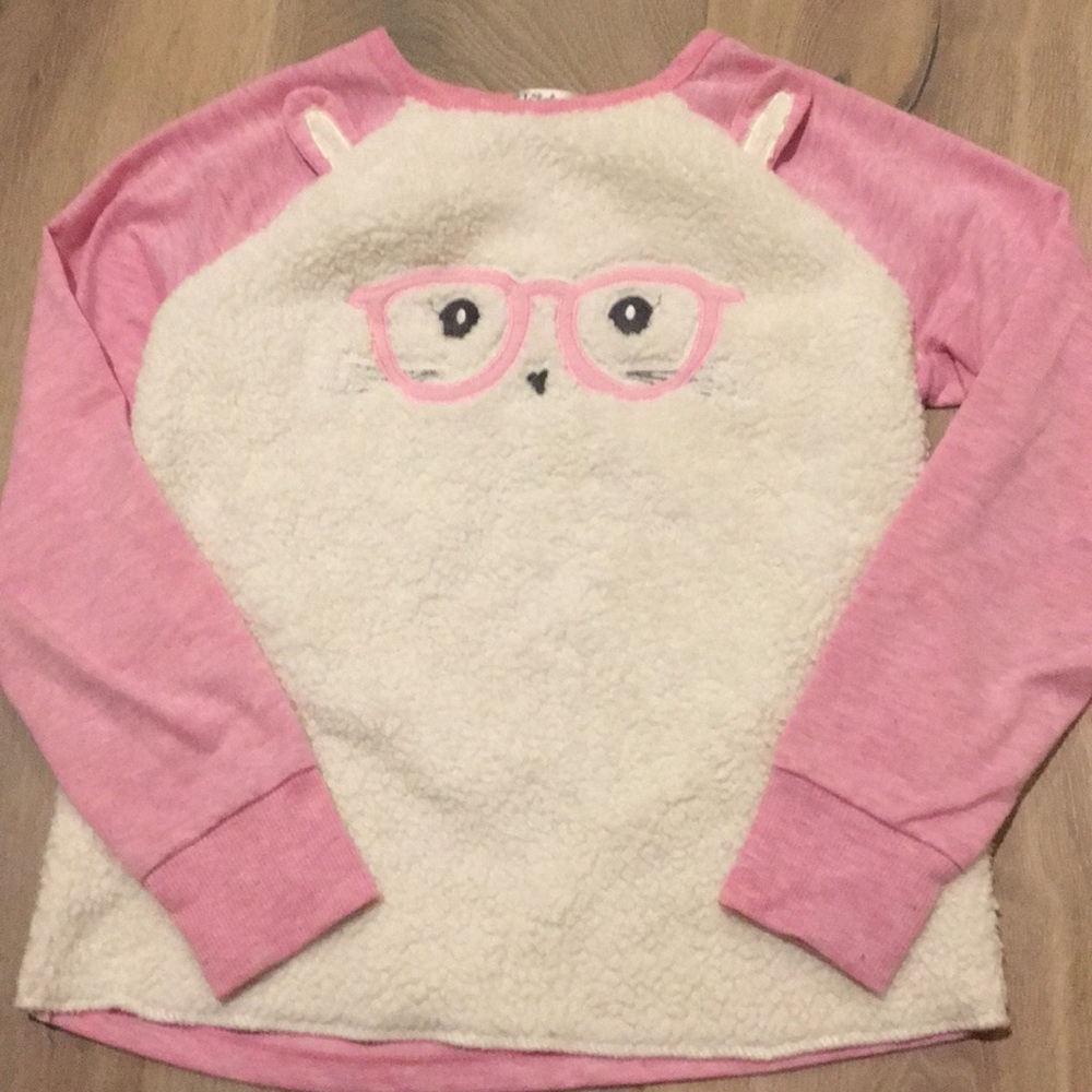 P.J. Salvage fuzzy pajama top 💗